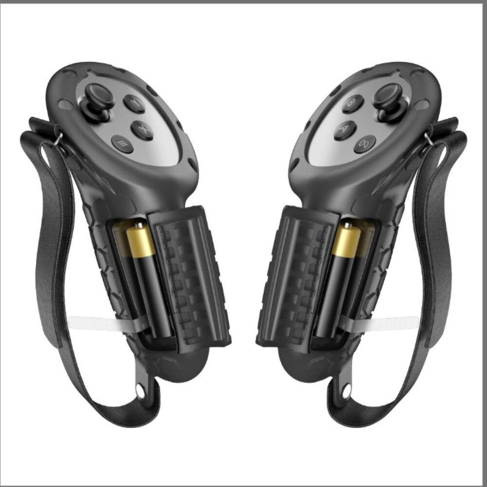 Controller Grips for Quest 3 - IKWOLETI Upgraded Controller Grips for Oculus
